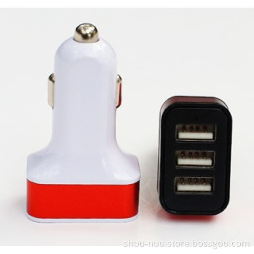 3 in 1 solar car charger with 3 ports usb socket,car power charger super fast for macbook pro,car charger multi for mp3 player